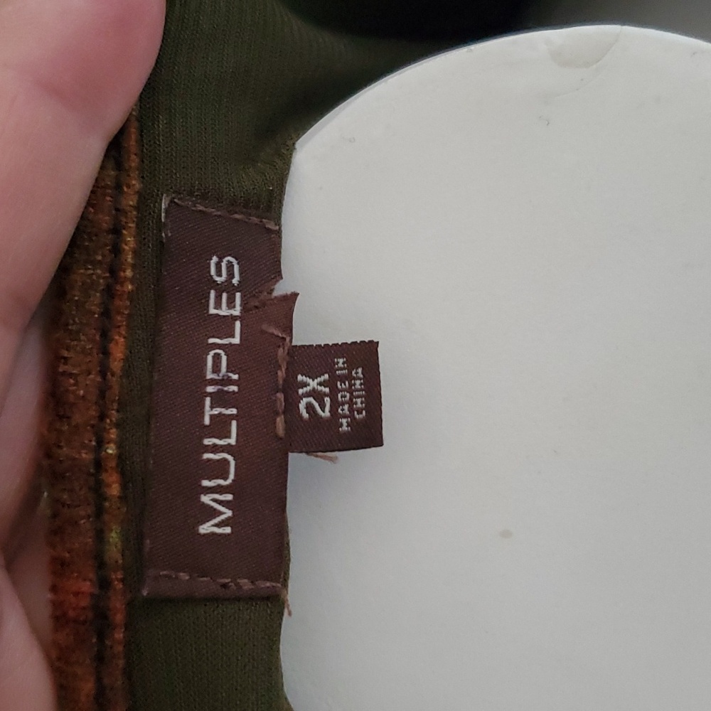 Multiples Multicolor Sweater Tunic. Size 2x. - image 7